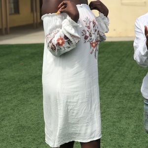 off the shoulder summer dress